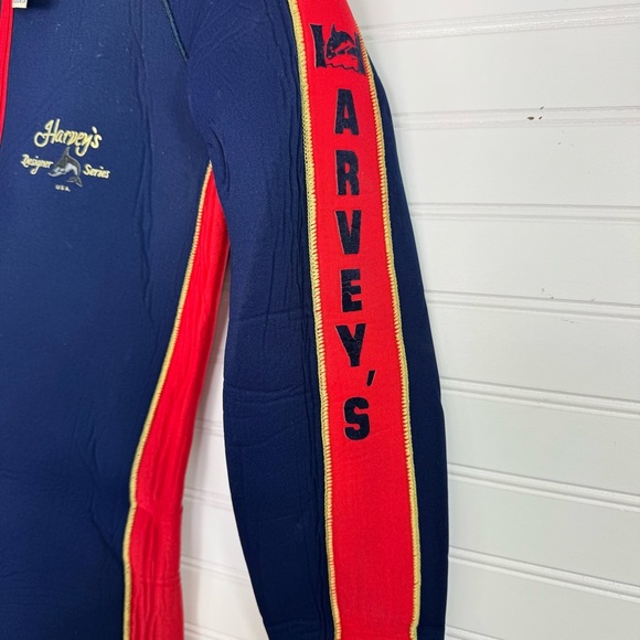 VINTAGE Harvey's Designer Series 7mil Long Wet / Diving Suit WARM USA M/L Short - Picture 4 of 16